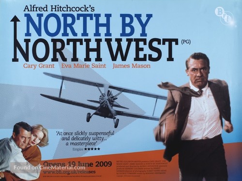 North by Northwest - British Movie Poster