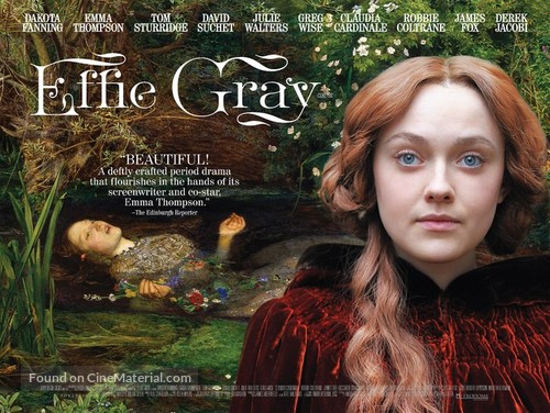 Effie Gray - British Theatrical movie poster