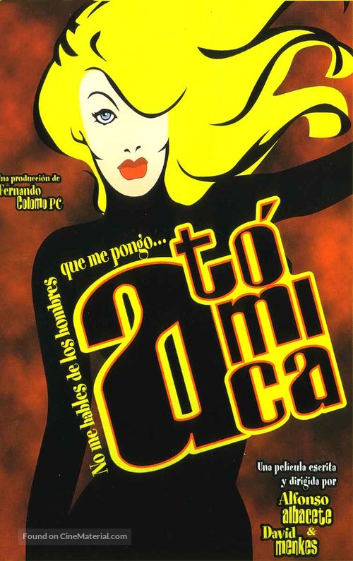 At&oacute;mica - Spanish VHS movie cover