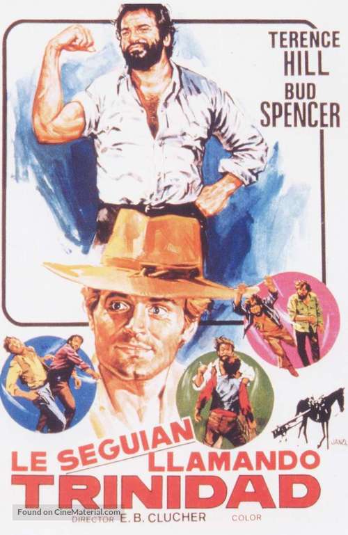 ...continuavano a chiamarlo Trinit&agrave; - Spanish Movie Poster