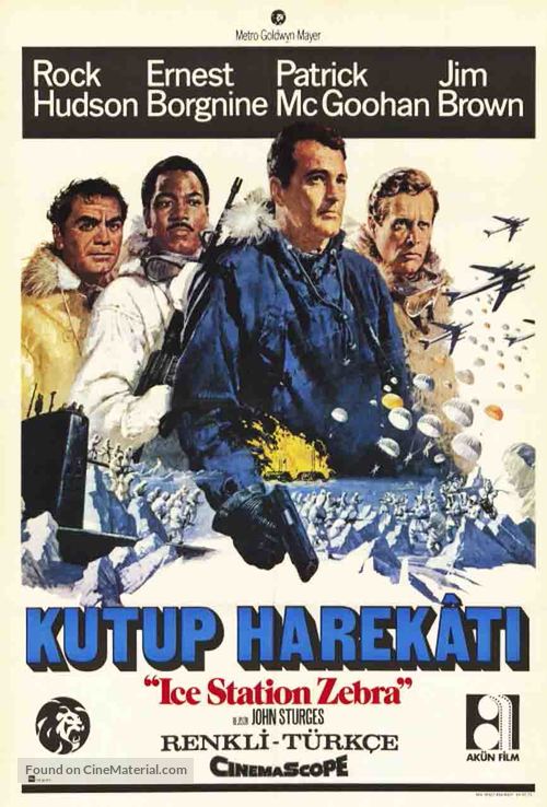 Ice Station Zebra - Turkish Movie Poster