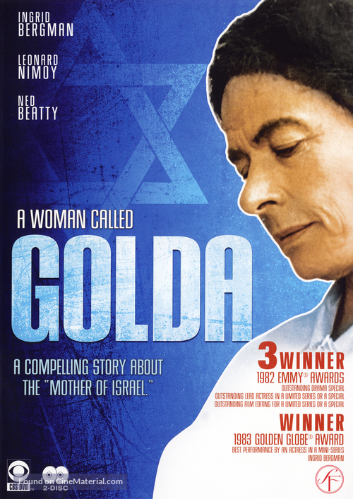 A Woman Called Golda - Swedish DVD movie cover