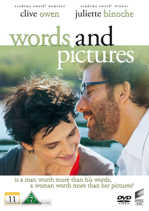 Words and Pictures - Danish DVD movie cover