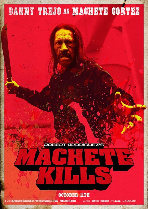 Machete Kills - British Movie Poster