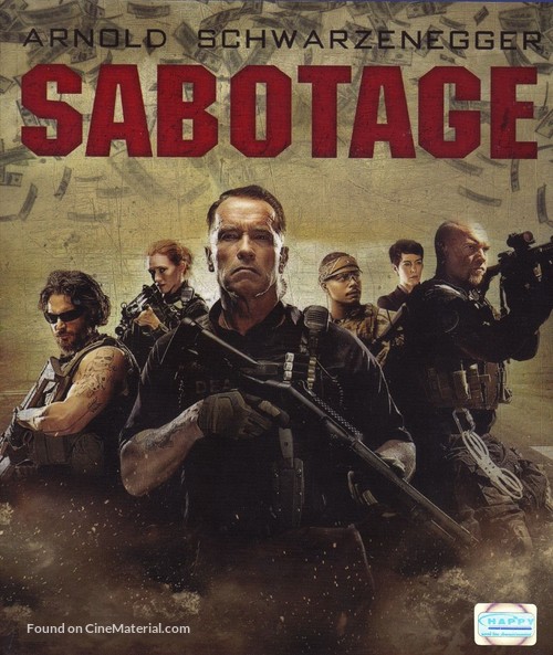 Sabotage - Thai Blu-Ray movie cover