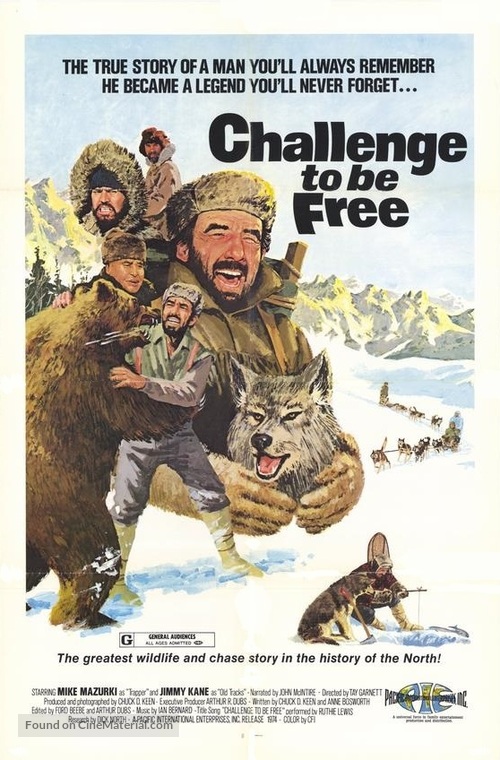 Challenge to Be Free - Movie Poster