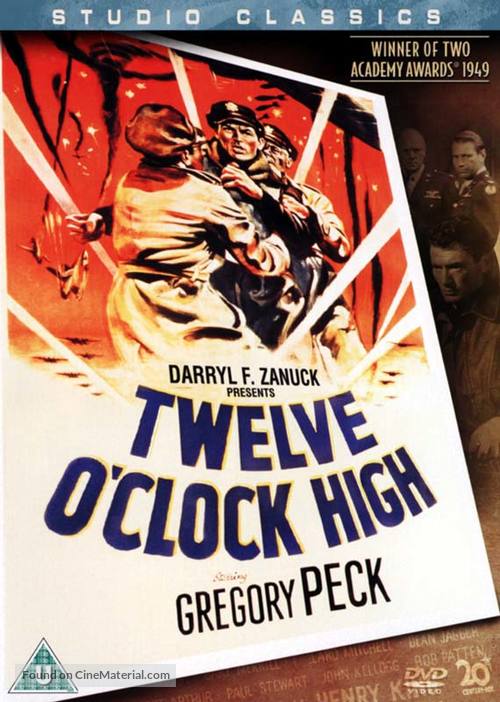 Twelve O&#039;Clock High - British DVD movie cover