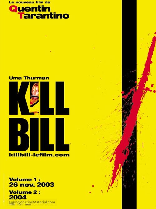 Kill Bill: Vol. 1 - French Movie Poster