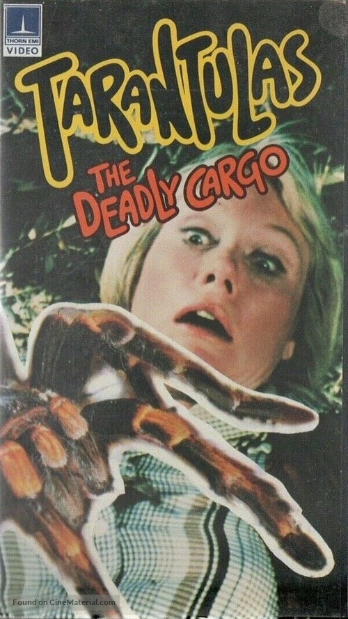 Tarantulas: The Deadly Cargo - British VHS movie cover