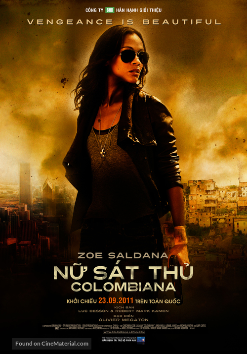 Colombiana - Vietnamese Movie Poster