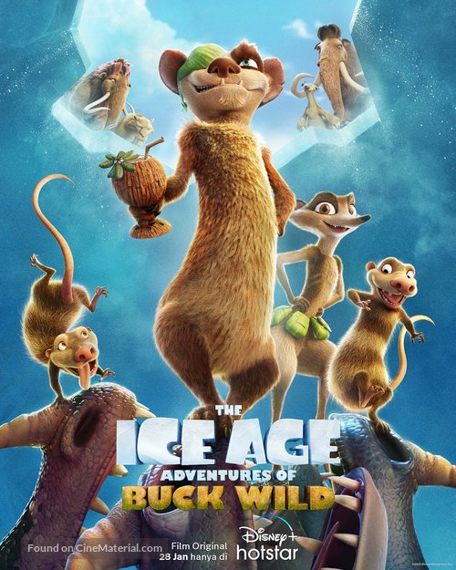 The Ice Age Adventures of Buck Wild - Indonesian Movie Poster