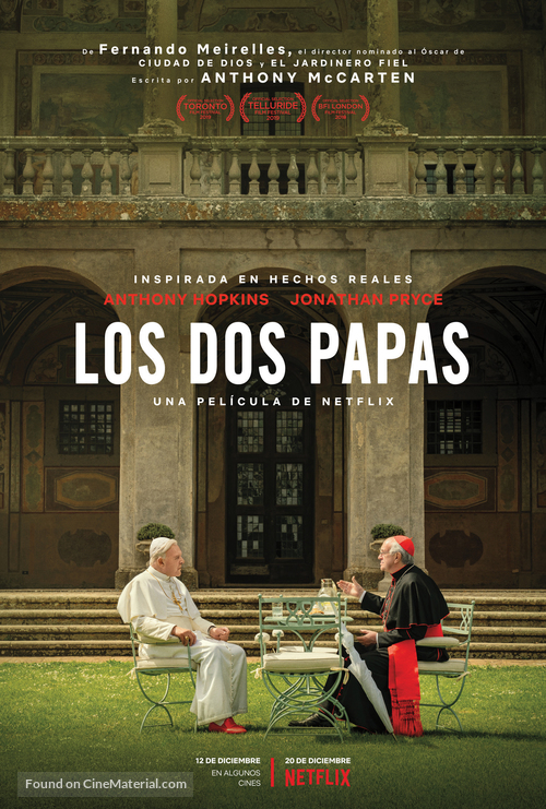 The Two Popes - Spanish Movie Poster
