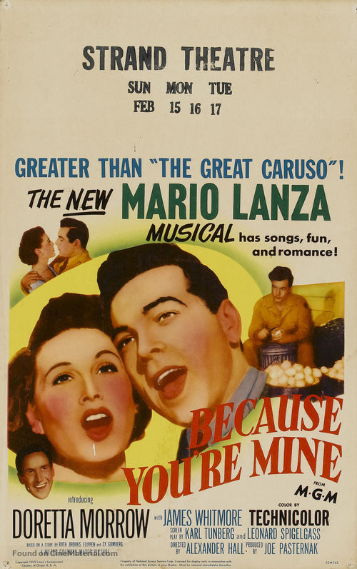 Because You&#039;re Mine - Movie Poster