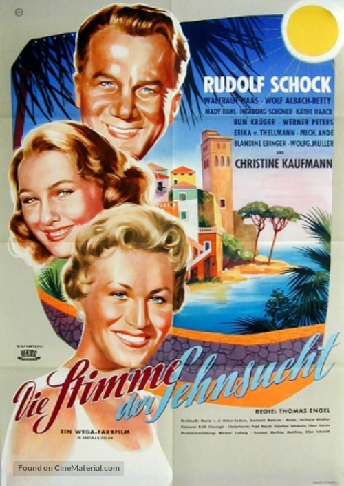 Die Stimme der Sehnsucht - German Movie Poster