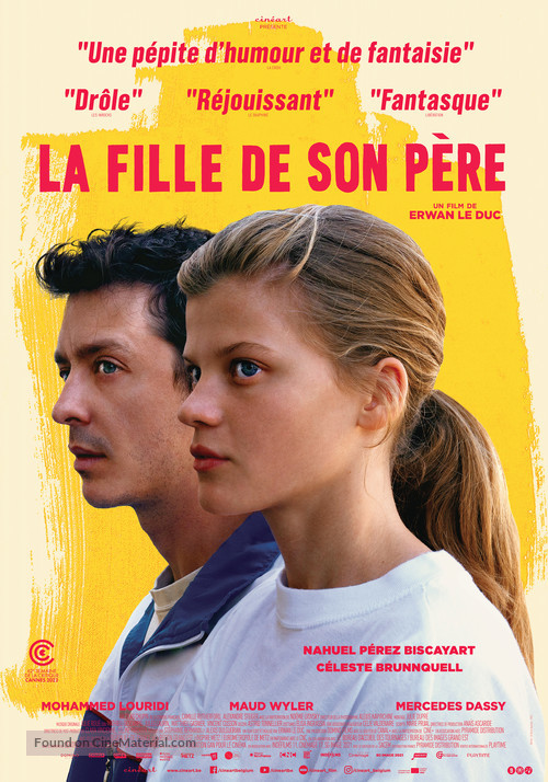 La fille de son p&egrave;re - Belgian Movie Poster