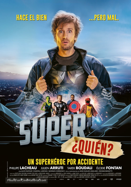 Super-h&eacute;ros malgr&eacute; lui - Chilean Movie Poster