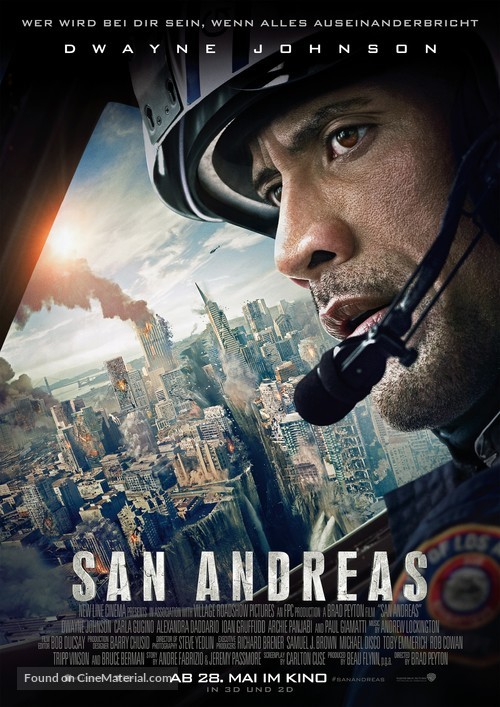 San Andreas - German Movie Poster