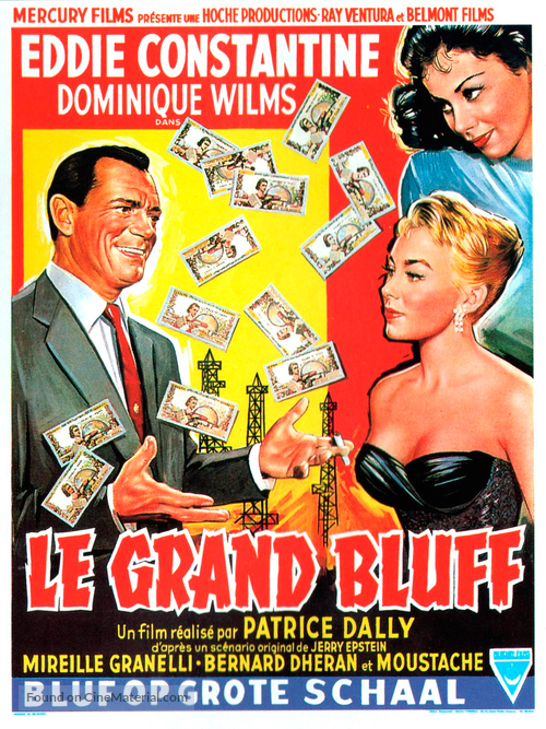 Le grand bluff - Belgian Movie Poster