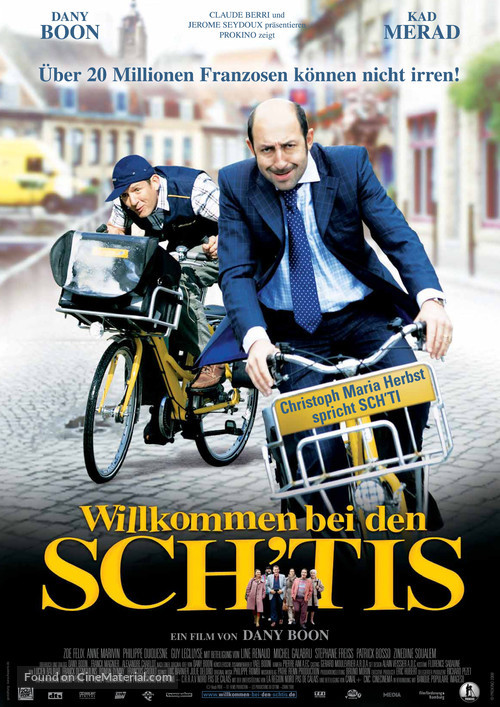 Bienvenue chez les Ch&#039;tis - German Movie Poster