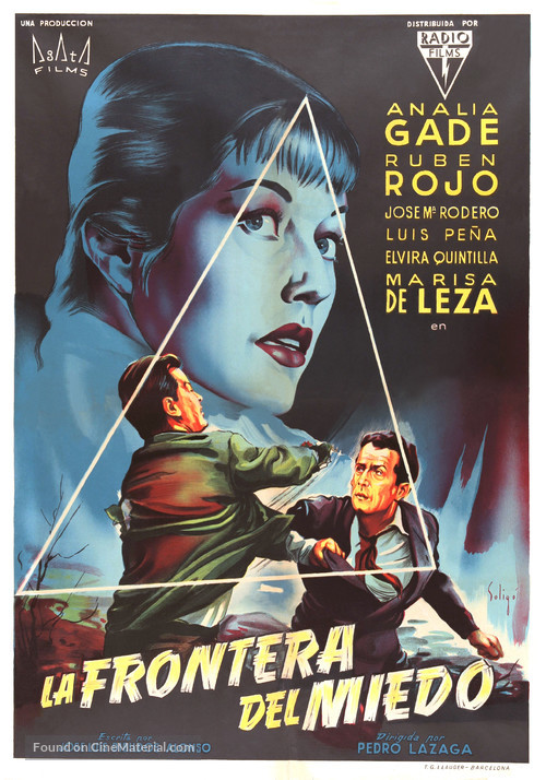 La frontera del miedo - Spanish Movie Poster
