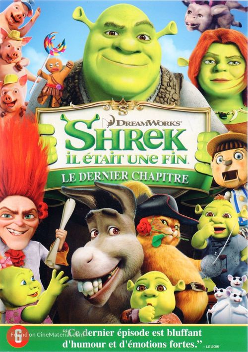Shrek Forever After - Belgian DVD movie cover