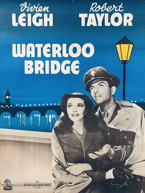 Waterloo Bridge - Danish Movie Poster