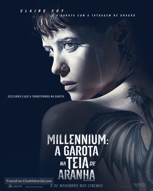 The Girl in the Spider&#039;s Web - Brazilian Movie Poster