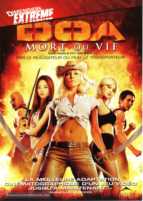 Dead Or Alive - French DVD movie cover