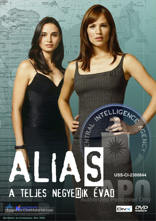 &quot;Alias&quot; - Hungarian DVD movie cover