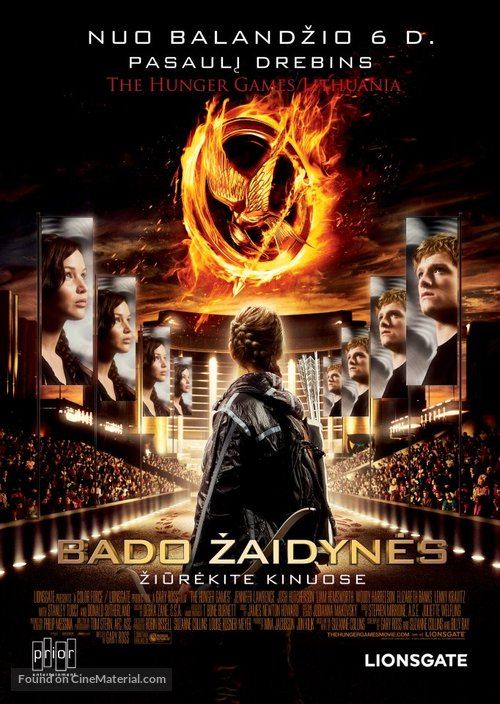 The Hunger Games - Lithuanian Movie Poster