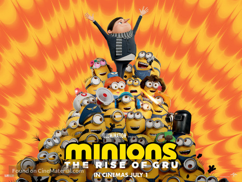 Minions: The Rise of Gru - British Movie Poster