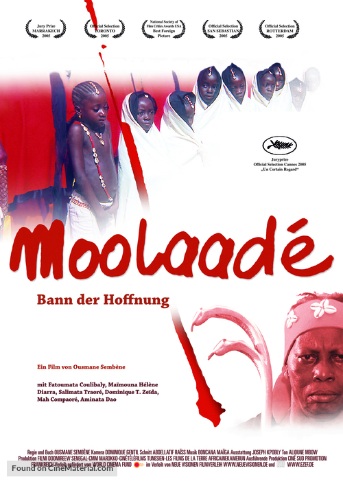 Moolaad&eacute; - German Movie Poster