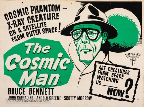 The Cosmic Man - British Movie Poster
