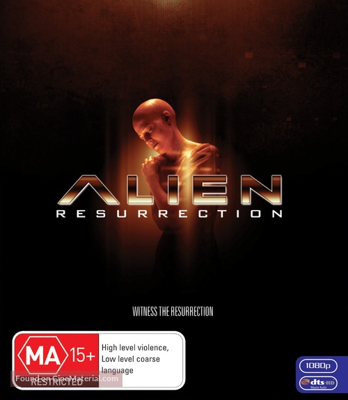 Alien: Resurrection - Australian Blu-Ray movie cover