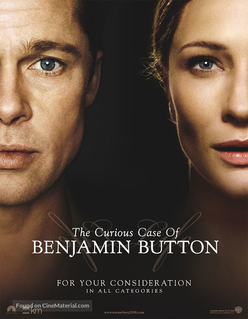 The Curious Case of Benjamin Button - For your consideration movie poster