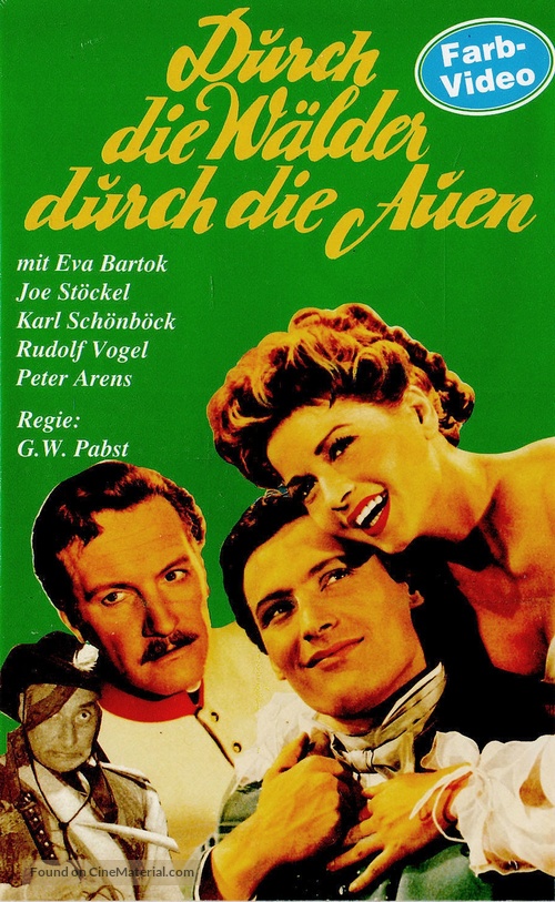 Durch die W&auml;lder durch die Auen - German VHS movie cover