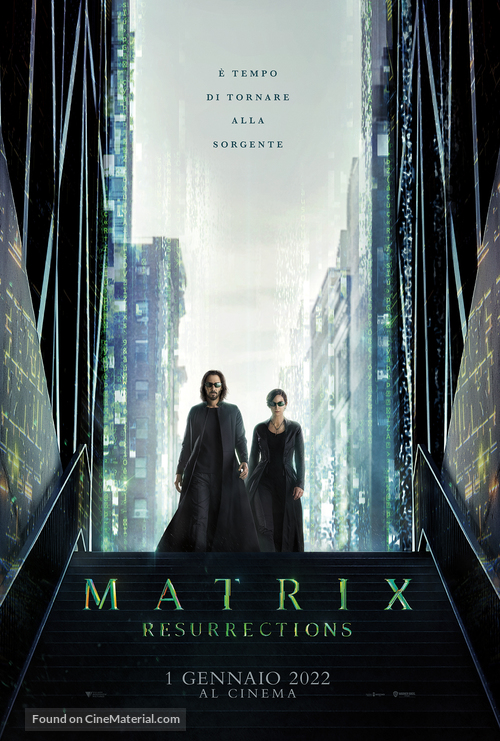 The Matrix Resurrections - Italian Movie Poster