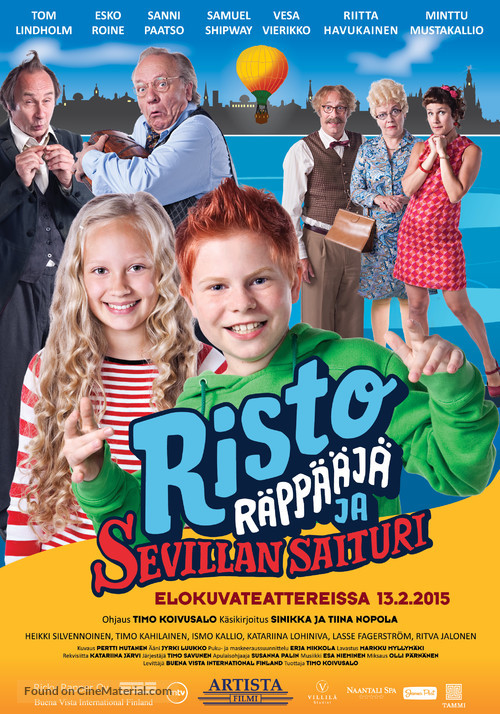 Risto R&auml;pp&auml;&auml;j&auml; ja Sevillan saituri - Finnish Movie Poster