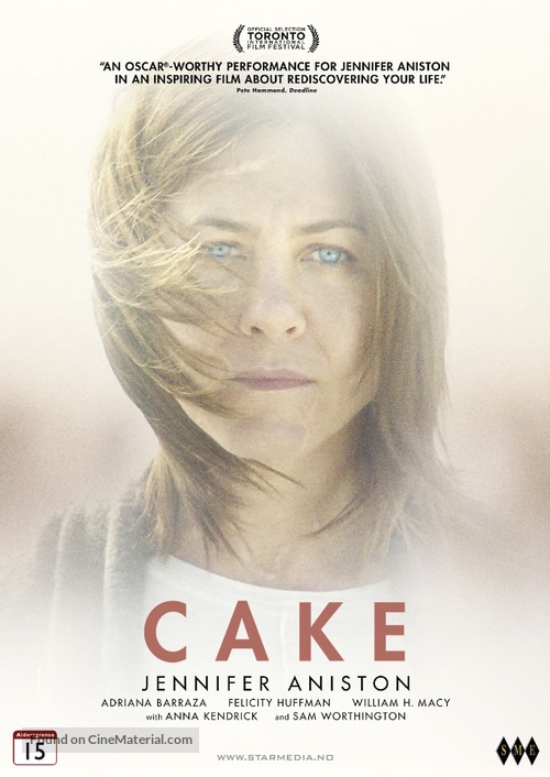 Cake - Norwegian DVD movie cover