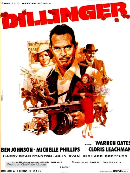 Dillinger - French Movie Poster