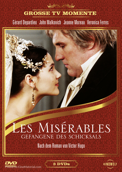 &quot;Les mis&egrave;rables&quot; - German DVD movie cover