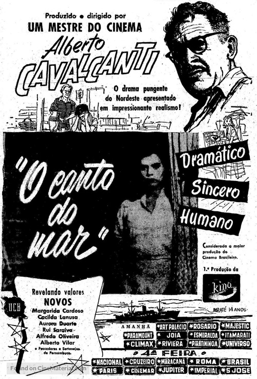 O Canto do Mar - Brazilian poster