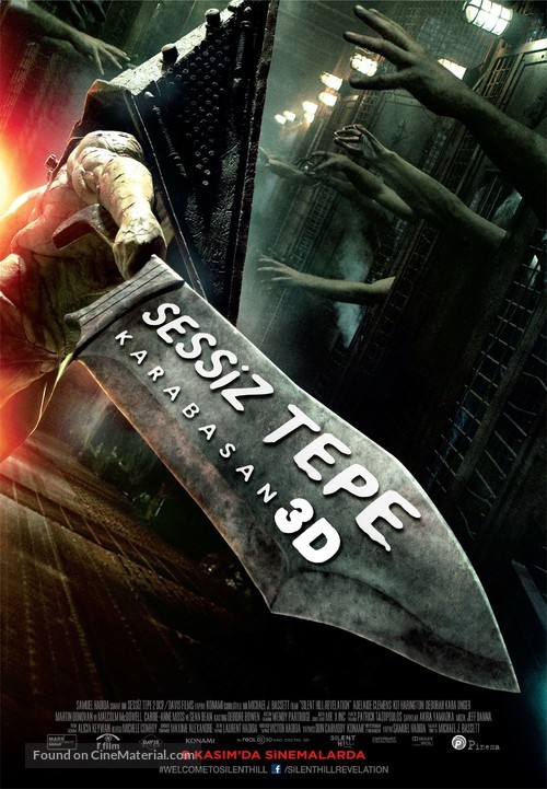 Silent Hill: Revelation 3D - Turkish Movie Poster
