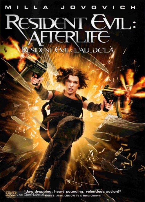 Resident Evil: Afterlife - Canadian DVD movie cover
