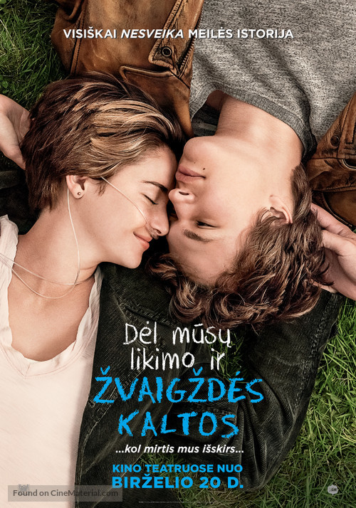 The Fault in Our Stars - Lithuanian Movie Poster