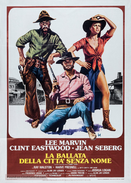 Paint Your Wagon - Italian Movie Poster
