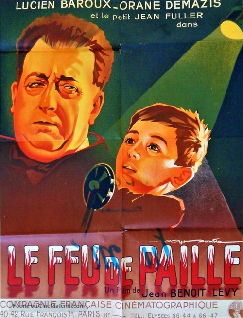 Le feu de paille - French Movie Poster