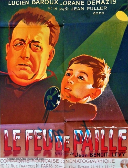 Le feu de paille - French Movie Poster