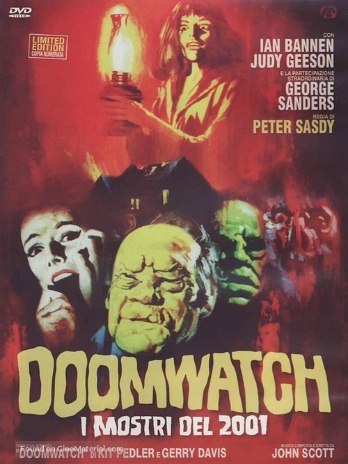 Doomwatch - Italian DVD movie cover