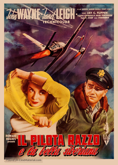 Jet Pilot - Italian Movie Poster